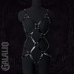 Women PU Leather Set Body Garters Belt Harness