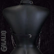 Chest Leather Harness With Chains Goth Body Chain