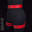 Women Fashion PU Leather Belt Cool Punk Rock Gothic Harness