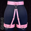 Fashion PU Leather Belt Goth Style Adjustable Leg Strap Harness