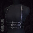 Women Fashion Waist Belt Leather Strap Chest Strap Suspenders Harness