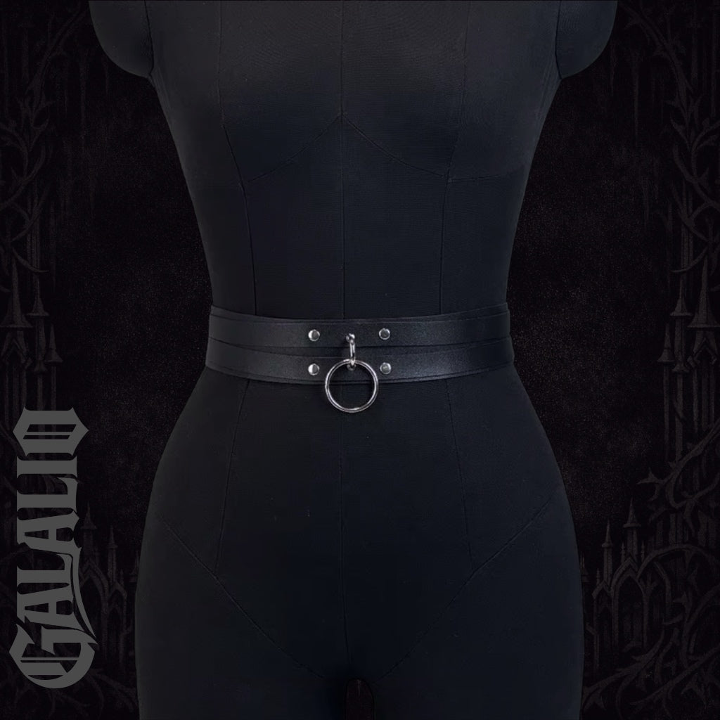 PU Leather Punk Belt Gothic Adjustable Harness