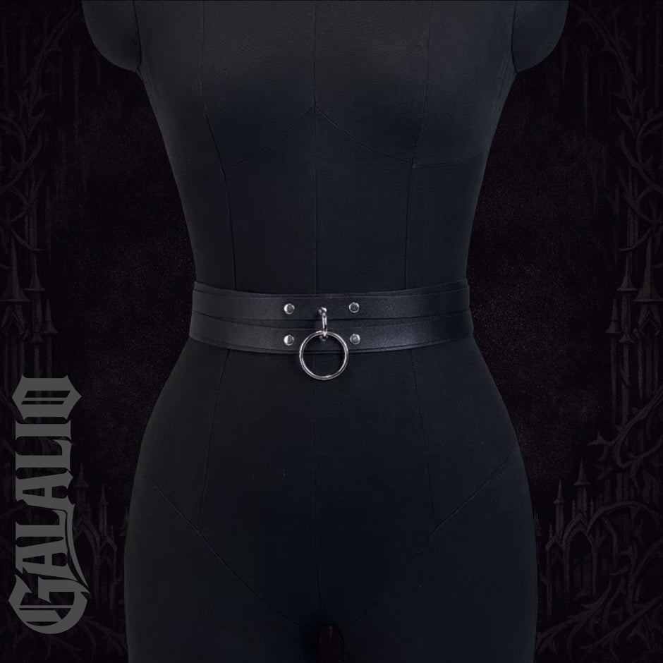 PU Leather Punk Belt Gothic Adjustable Harness