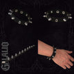 Unisex Punk Leather Cuff Goth Bracelet