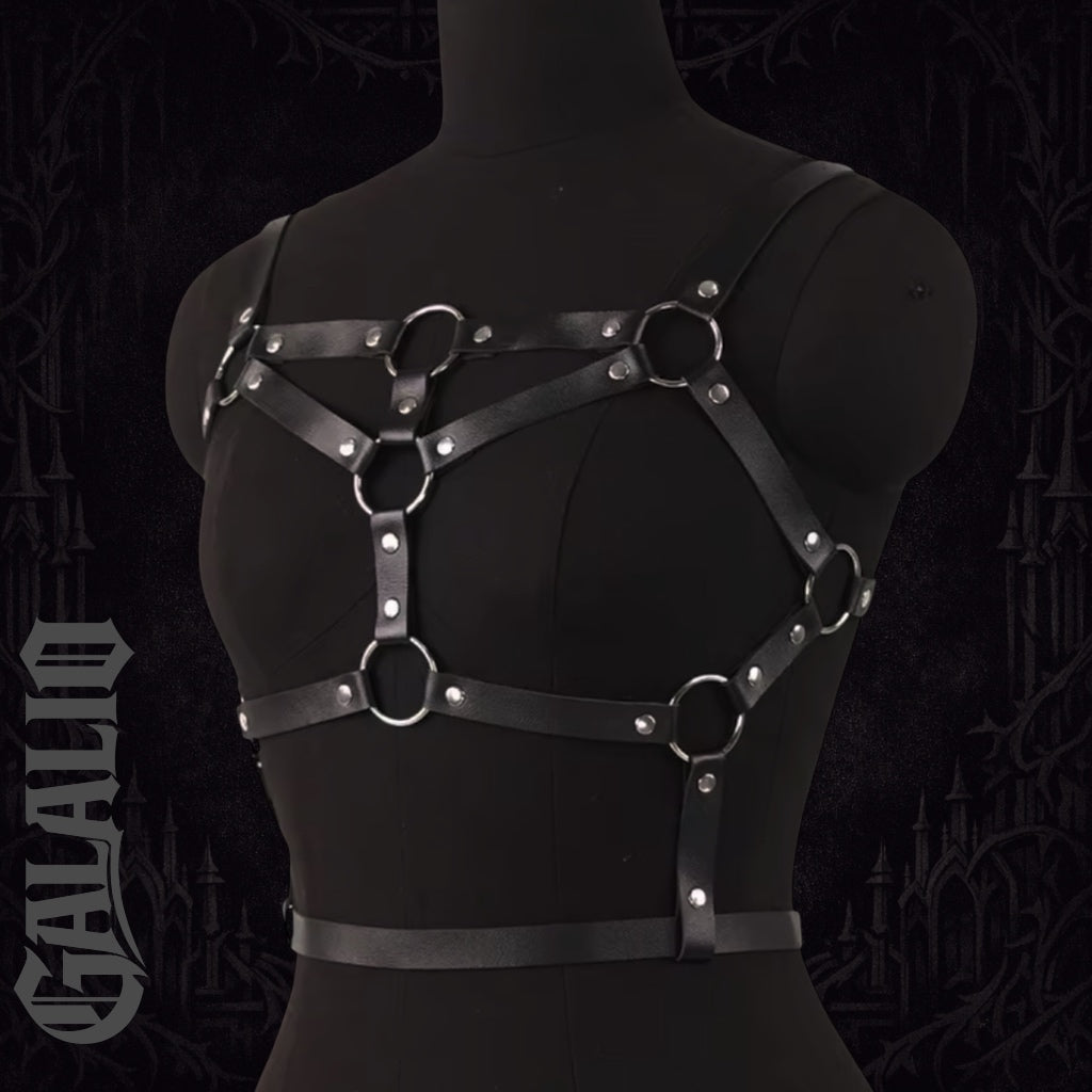 PU Leather Lingerie Harness Women Sexy Chest Bondage Harness