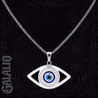 Unisex Stainless Steel Eye Pendant Necklace