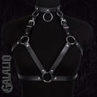 PU Leather Cage Bra Harness Chest Bra Harness