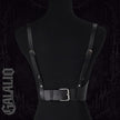 Women Adjustable Elegant Faux Leather Corset Waist Trainer Harness