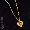 Luxury Stainless Steel Zircon Crystal Necklace