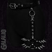Leather Thigh Garter Belt Leg Harness With Rivets Punk Rock Leather Leg Harness