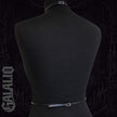 Black PU Leather Bondage Skirt Inspired Binding Mini Harness