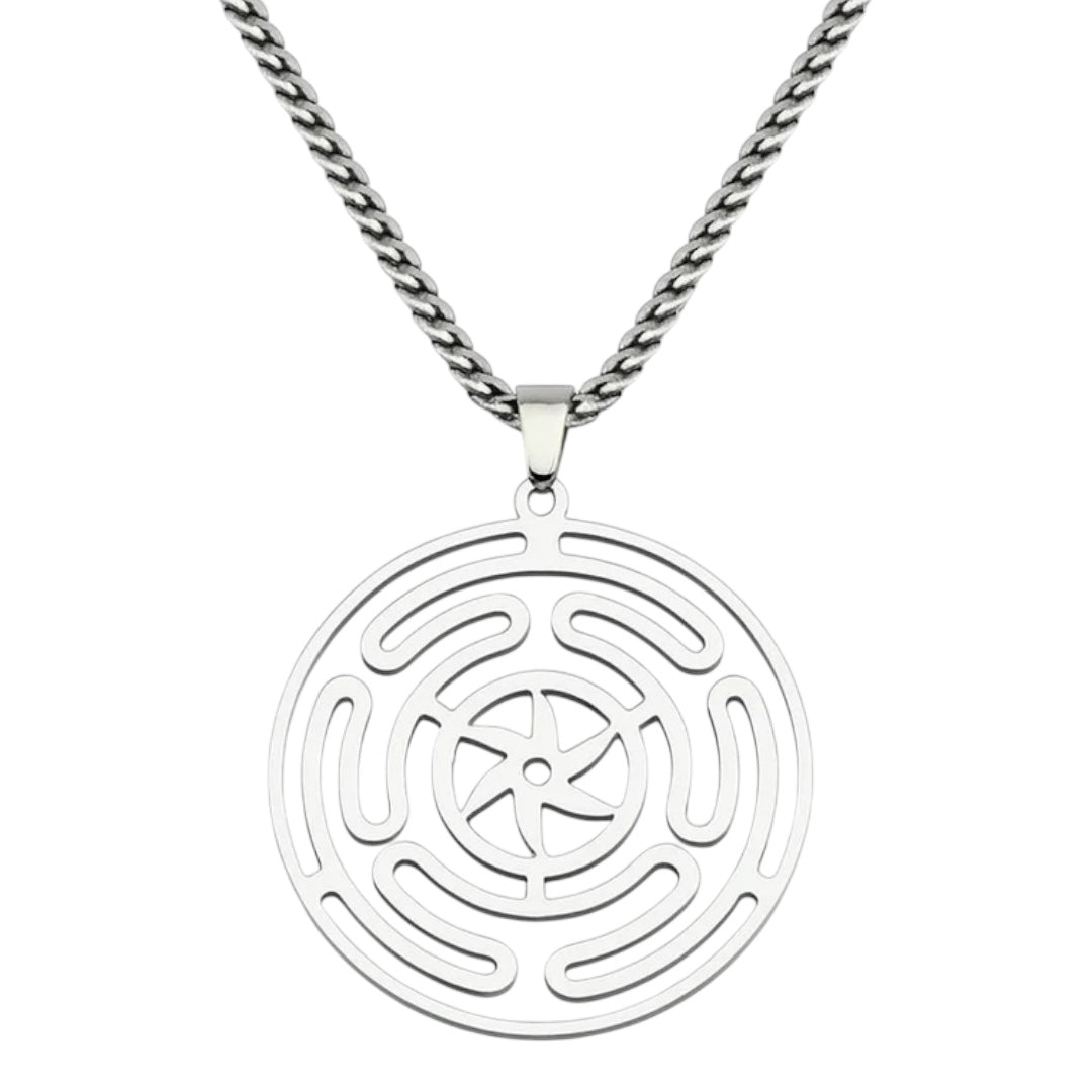 Unisex Stainless Steel Magic Logo Necklace