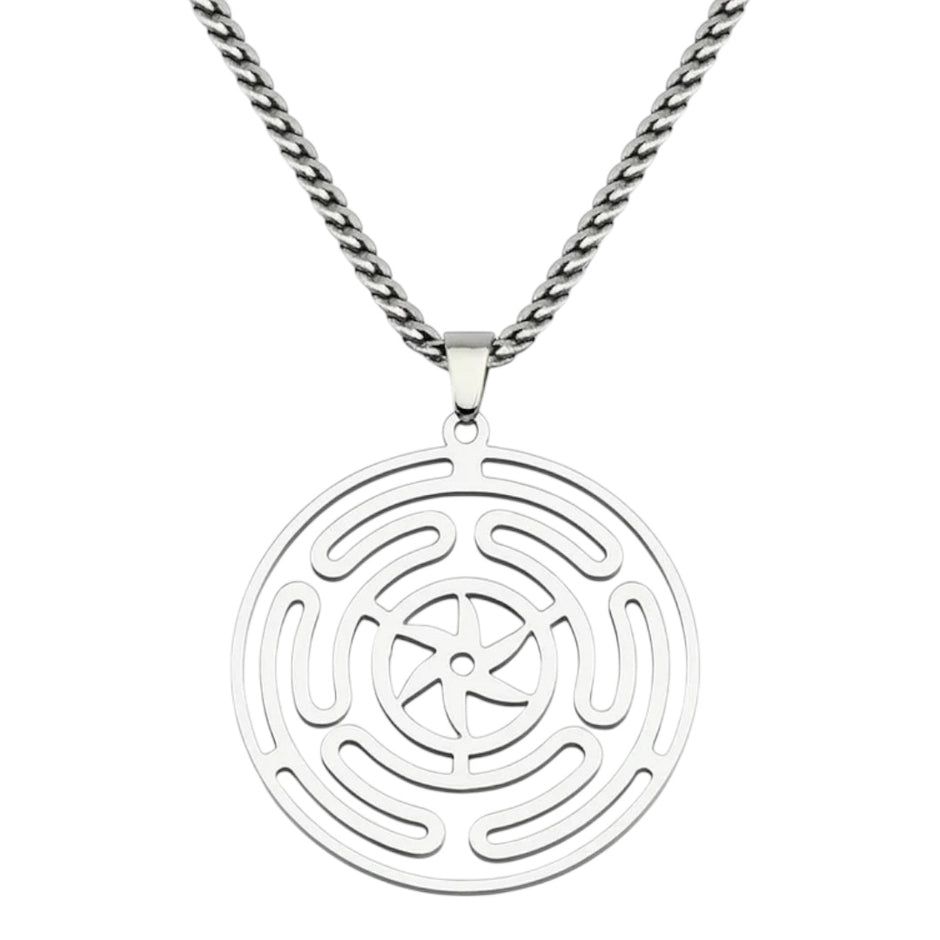 Unisex Stainless Steel Magic Logo Necklace