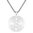 Unisex Stainless Steel Magic Logo Necklace