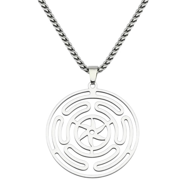 Unisex Stainless Steel Magic Logo Necklace
