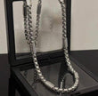 Men Stainless Steel Charm Silver Chain Necklace