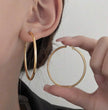 1Pair Stainless Steel Simple & Minimalist & Unique Earring
