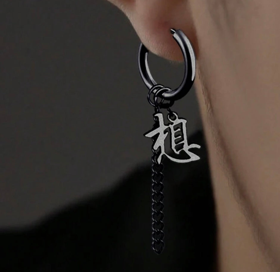 1Pc Fashionable Minimalist Stainless Steel Earring