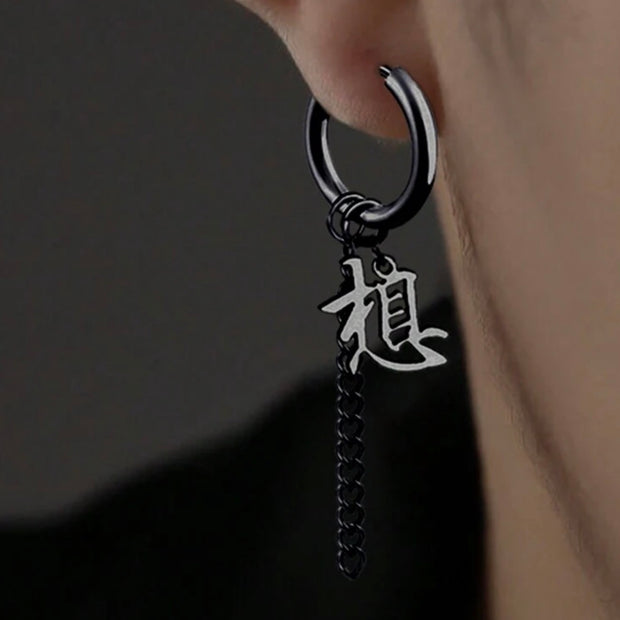 1Pc Fashionable Minimalist Stainless Steel Earring