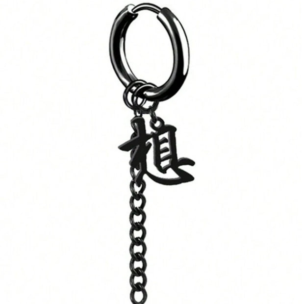 1Pc Fashionable Minimalist Stainless Steel Earring