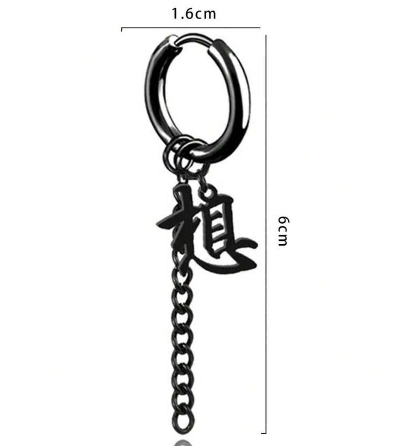 1Pc Fashionable Minimalist Stainless Steel Earring