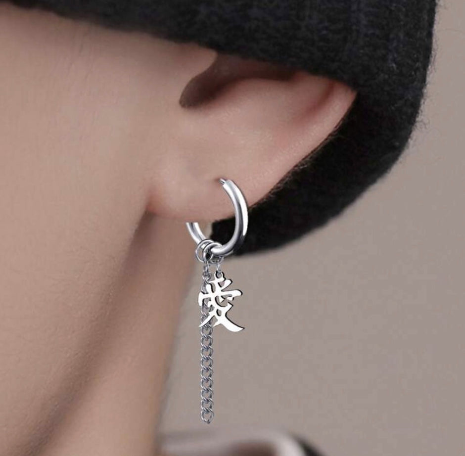 1Pc Fashionable Minimalist Stainless Steel Earring