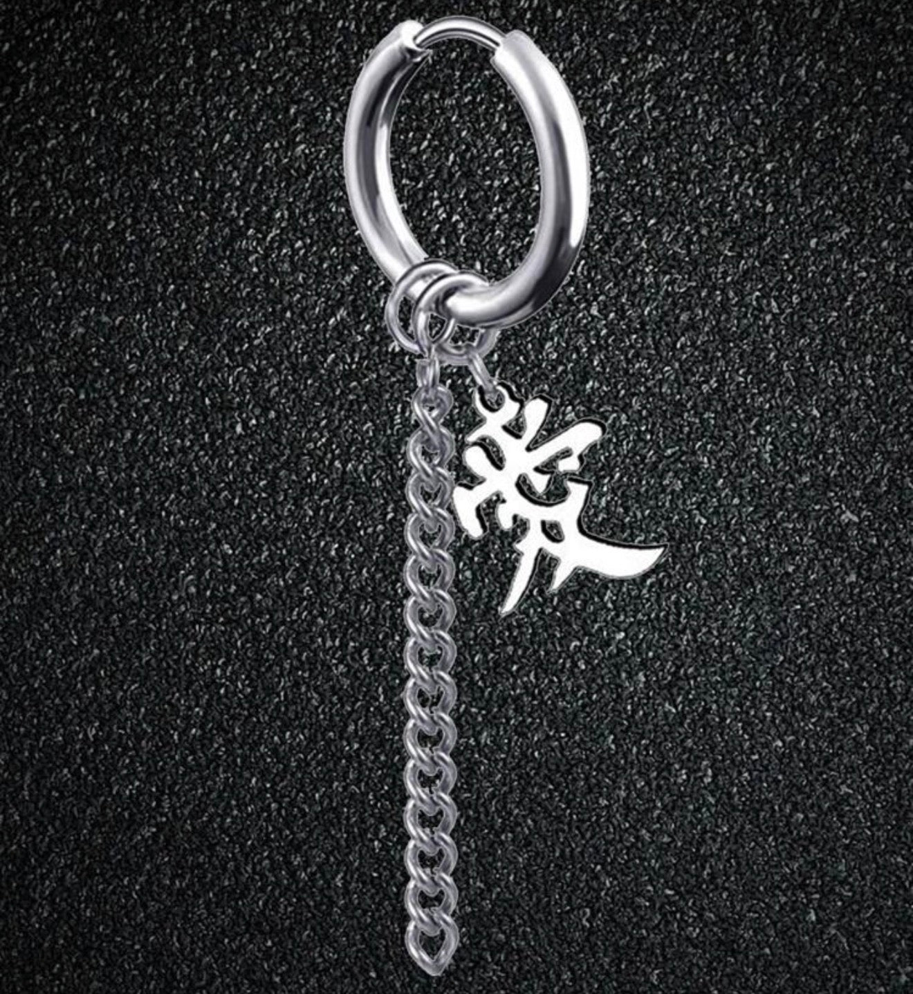 1Pc Fashionable Minimalist Stainless Steel Earring