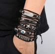 Stylish Handmade Braided Leather Bracelets Unisex Bracelets