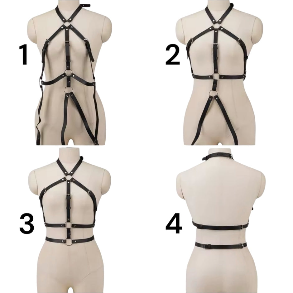 Women Trend Punk Belt Bondage Belt Female Street Style Suspenders