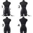 Women Fashion Belt Chain Tassel Punk Leather Harness Waist Belt Leg Harness