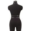 Women Body Chains Waist Belt With Chains Pu Leather Harness