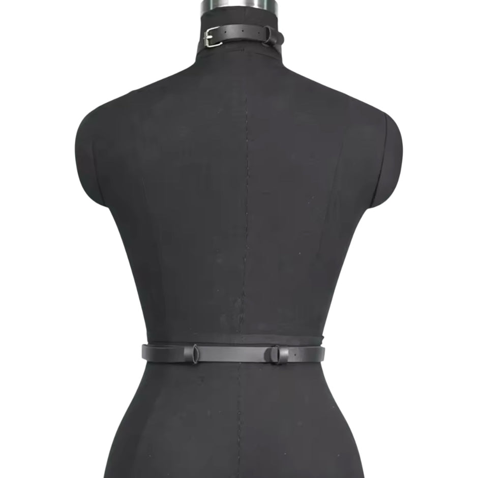 Women Punk Leather Belt Gothic Street Style Fashionable Suspender