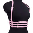 Women's Body Harness Strap Leather Restraint Chest Belt