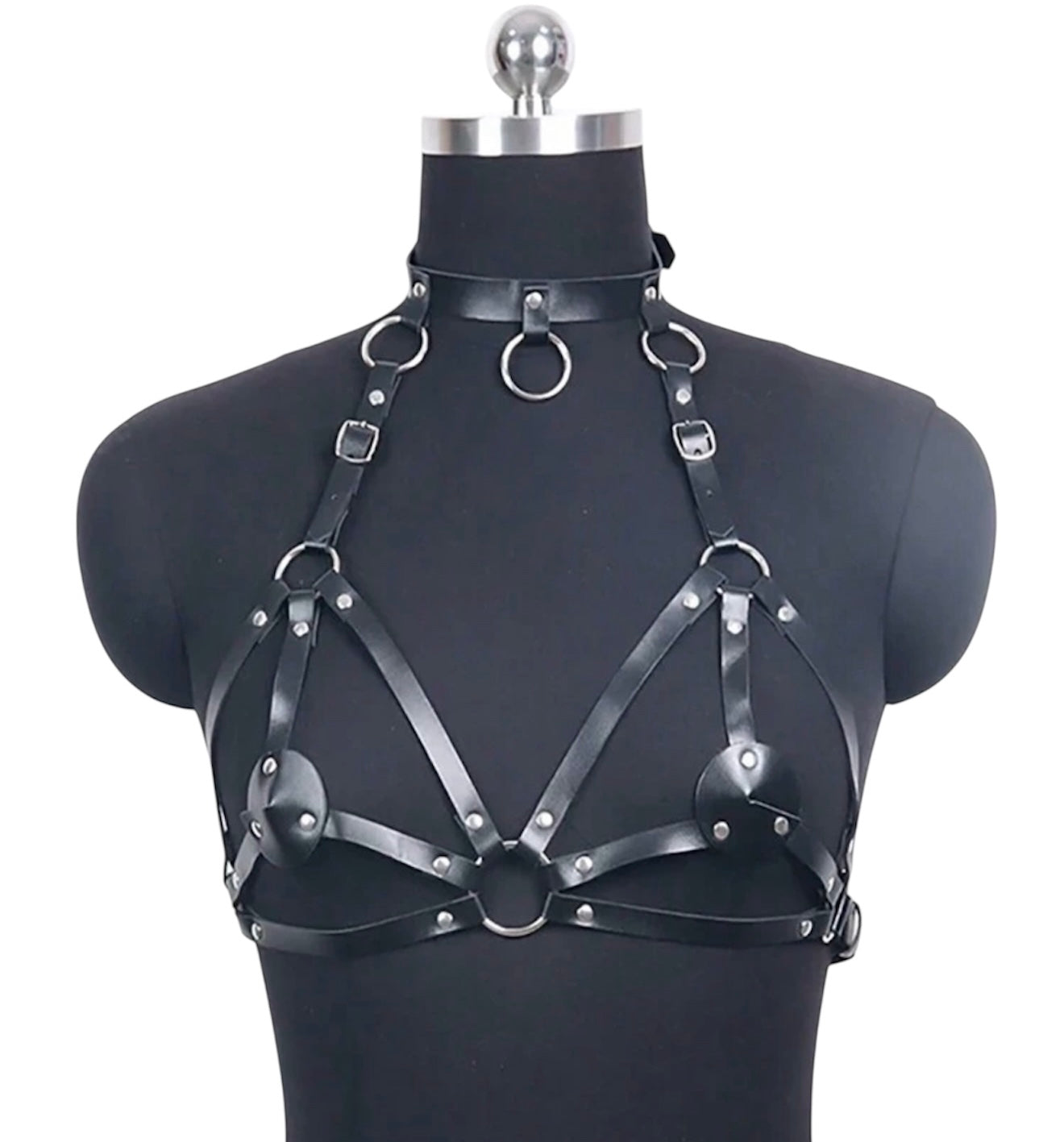 Gothic Style Handmade PU Leather Corset Belt