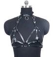 Gothic Style Handmade PU Leather Corset Belt