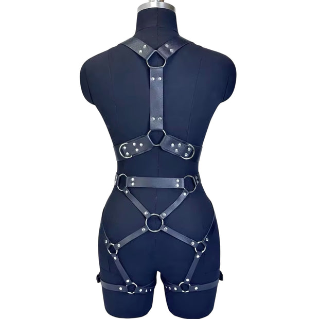 Women Fashion Gothic Clothing Belt Street Style Punk Waistband