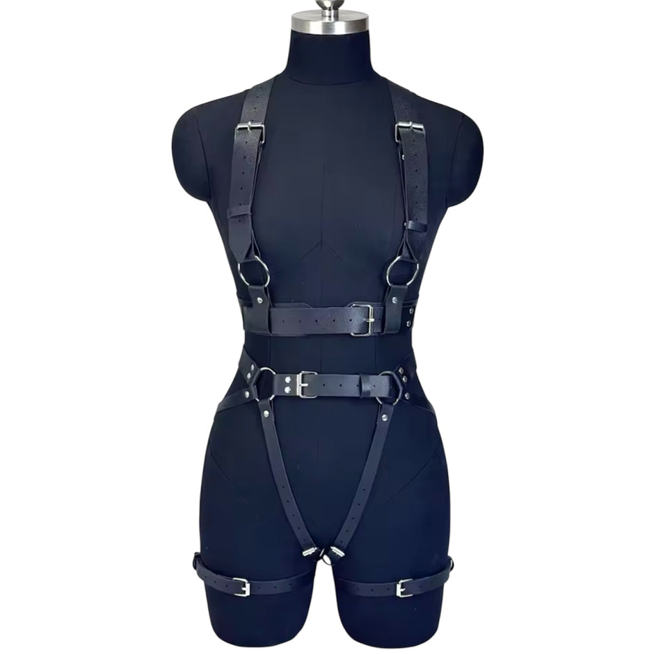 Women Fashion Gothic Clothing Belt Street Style Punk Waistband