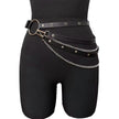 Women's Adjustable Leather Belt Body Chain Sexy Fashion Waist Harness