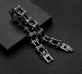 Men Stainless Steel Bicycle Chain Bracelet