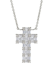 Unisex 925 Sterling Silver Plated Luxury Cross