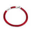 Women Red Fashion Statement Cubic Shiny Bracelet
