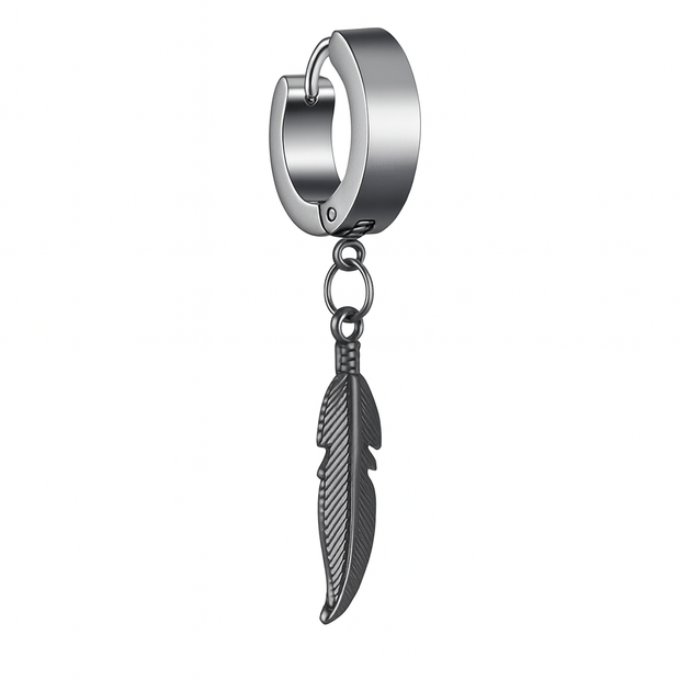 1Pc Stainless Steel Unisex Drop Earring