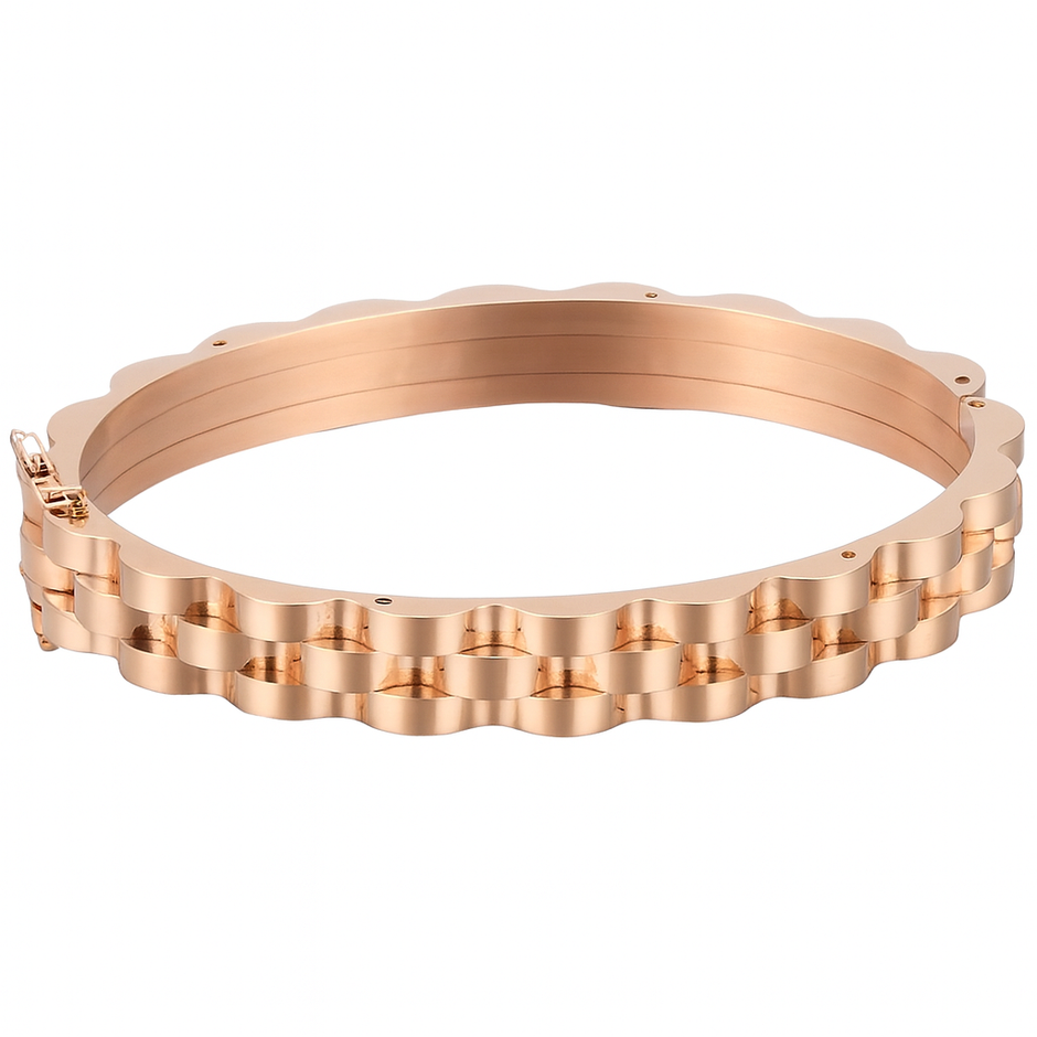 9mm Stainless Steel Cuff Bangle Unisex Bracelet