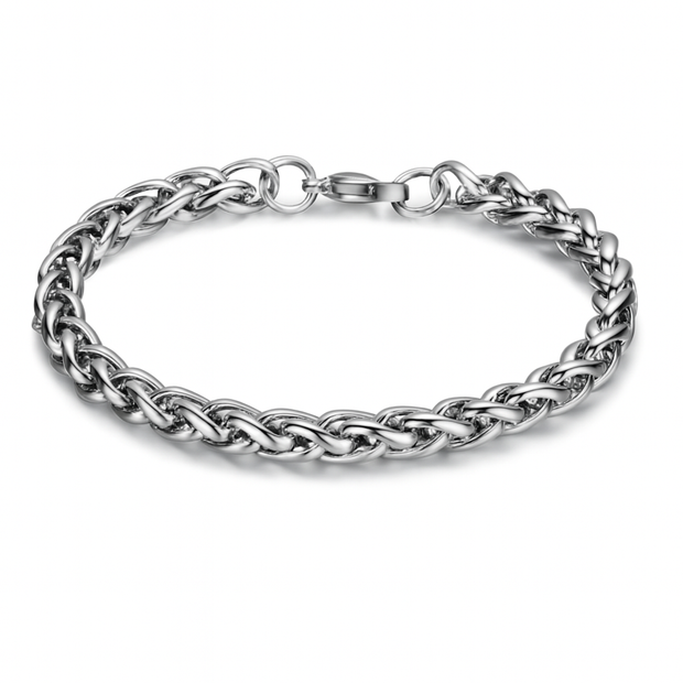 Unisex Stainless Steel Spinal Chain Bracelet