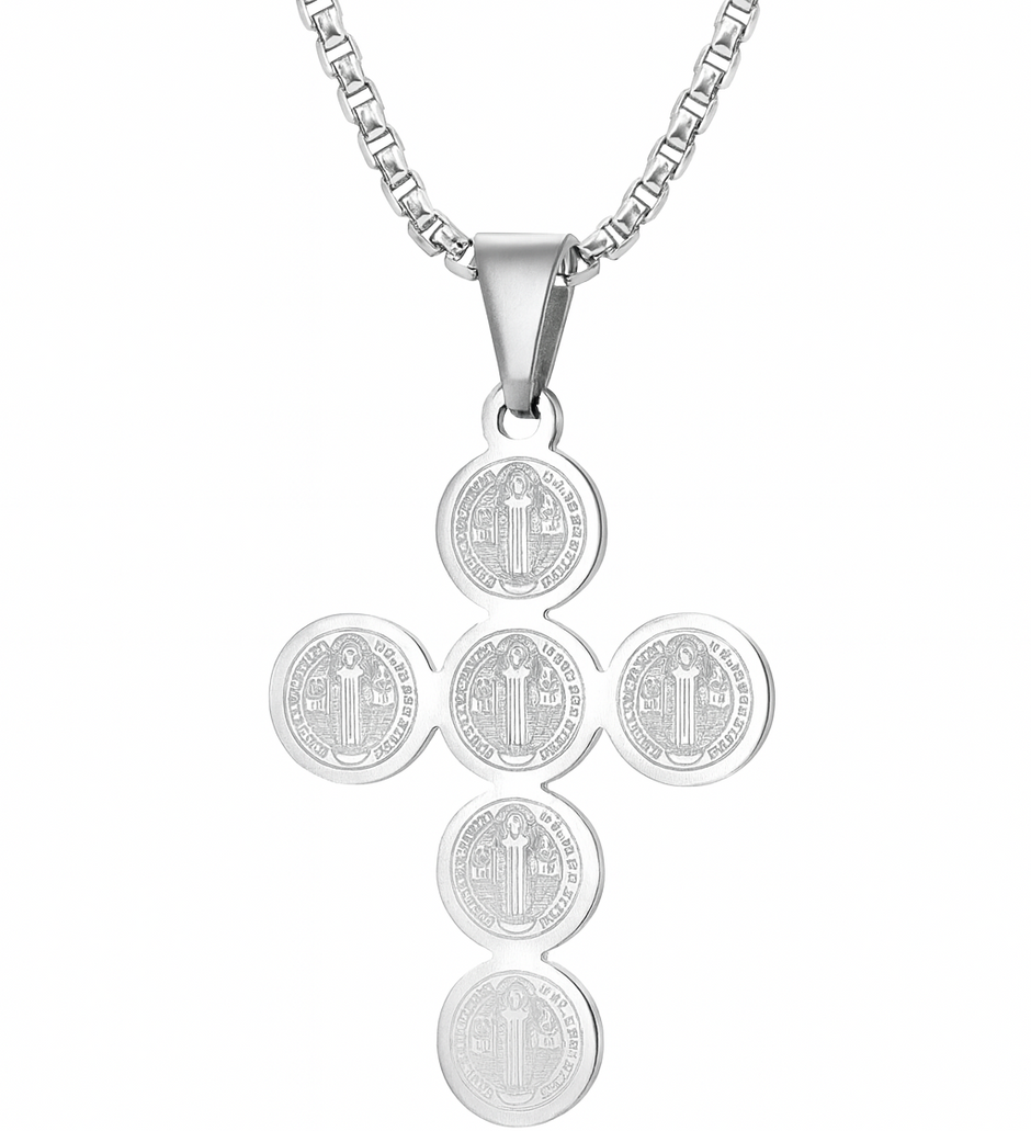 Christian Cross Pendant Chain Necklace