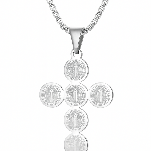 Christian Cross Pendant Chain Necklace
