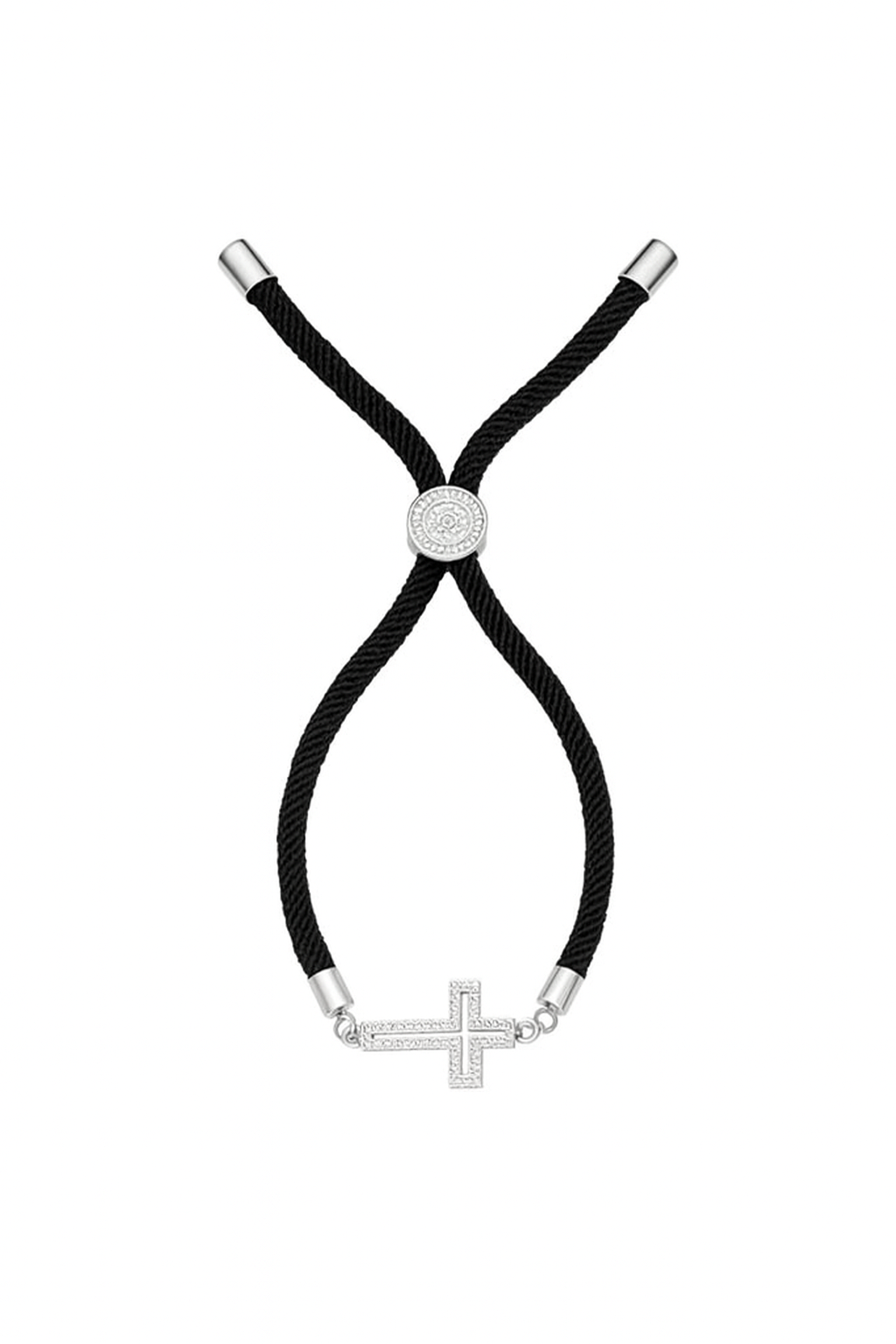 Luxury Zircon Hollow Out Cross Bracelet