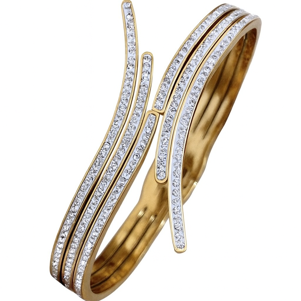 Unique Design Gold Color Stainless Steel Bracelet For Women