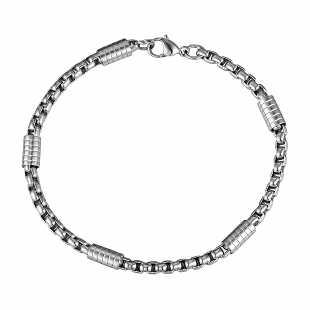 Men Simple Style Stainless Steel Link Chain Bracelet