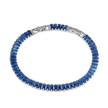 Women Royal Blue Fashion Statement Cubic Shiny Bracelet